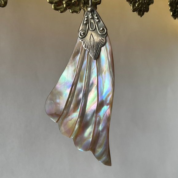 Abalone Shell Earrings - Picture 1 of 7